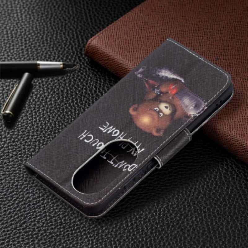 Pokrowce Huawei P50 Pro Niebezpieczny Niedźwiedź
