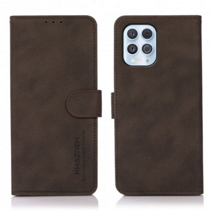 Etui Folio Moto G100 Khazneh Efekt Teksturowanej Skóry