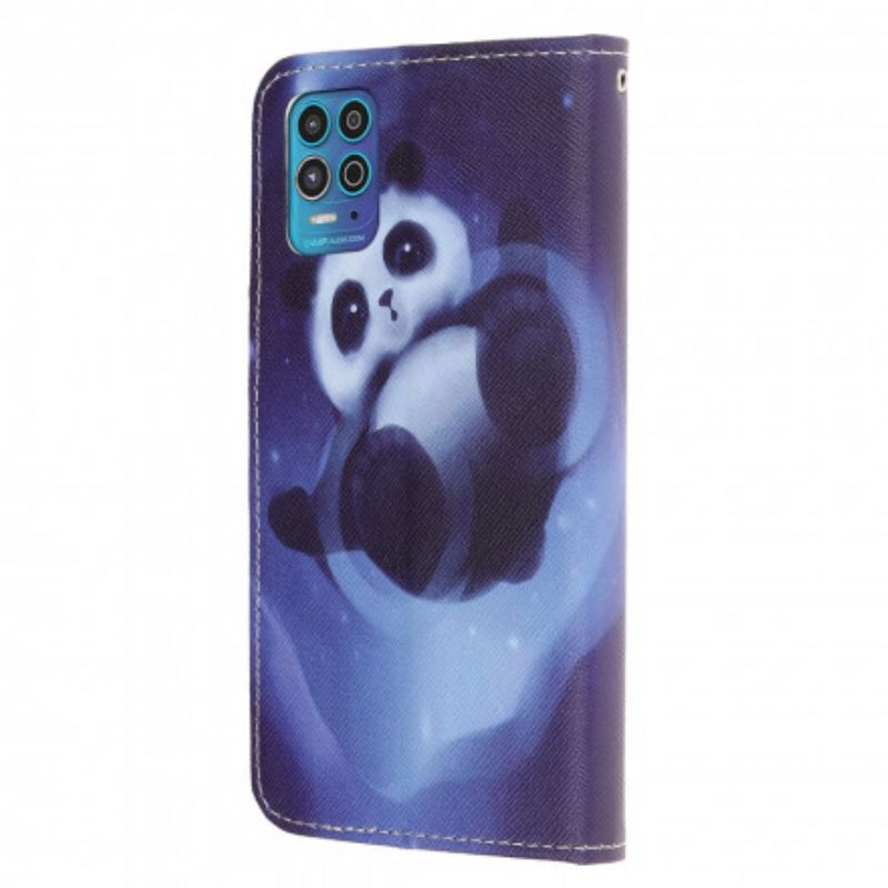 Etui Folio Moto G100 Panda Space Strappy