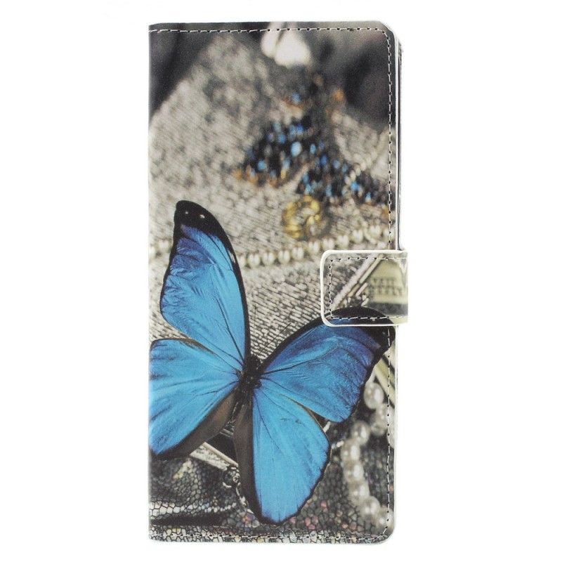 Etui Folio Samsung Galaxy A9 Niebieski Motyl