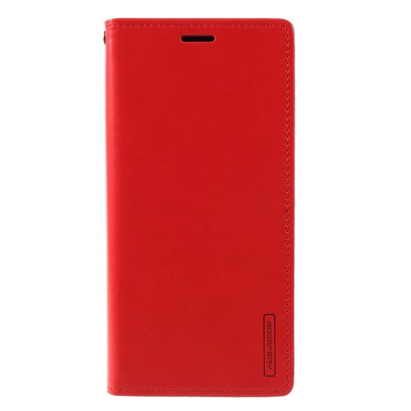 Flip Kotelot Samsung Galaxy A9 Czerwony Etui na Telefon Rtęć Imitująca Skórę