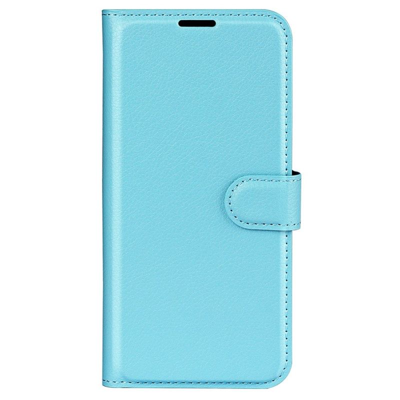 Etui Folio Asus Zenfone 10 Klasyczna Skóra Syntetyczna Lychee Etui Ochronne