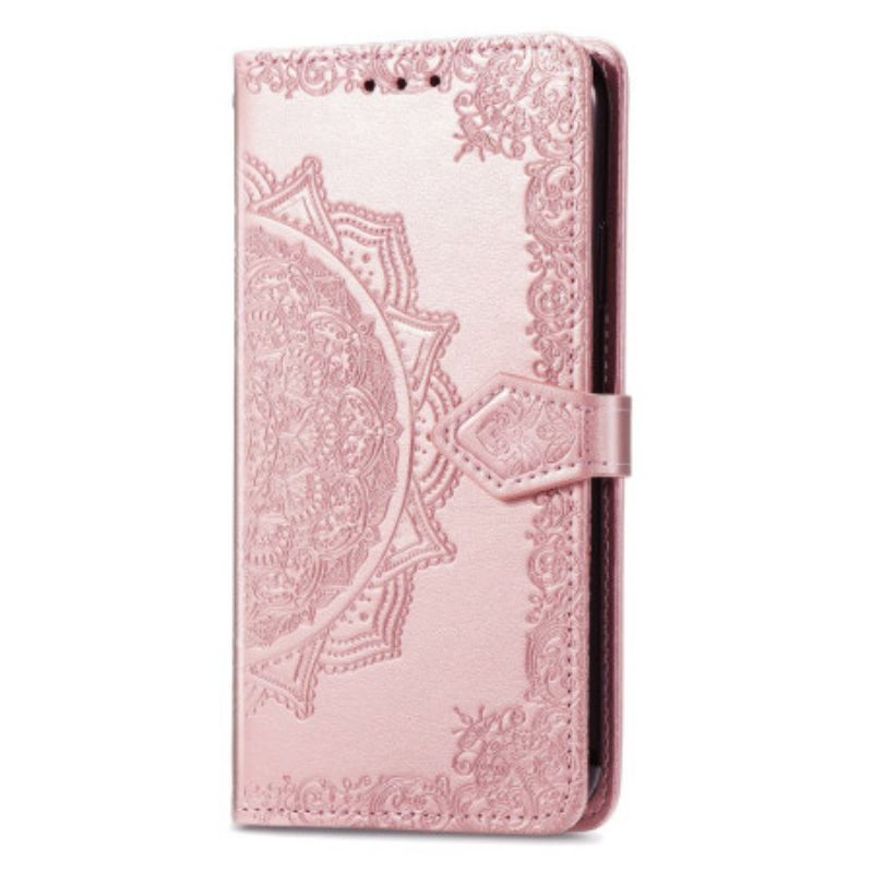 Etui Folio Asus Zenfone 10 Mandala Barokowa Etui Ochronne