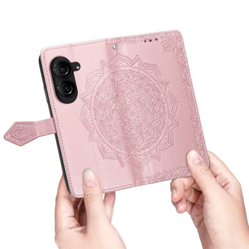 Etui Folio Asus Zenfone 10 Mandala Barokowa Etui Ochronne