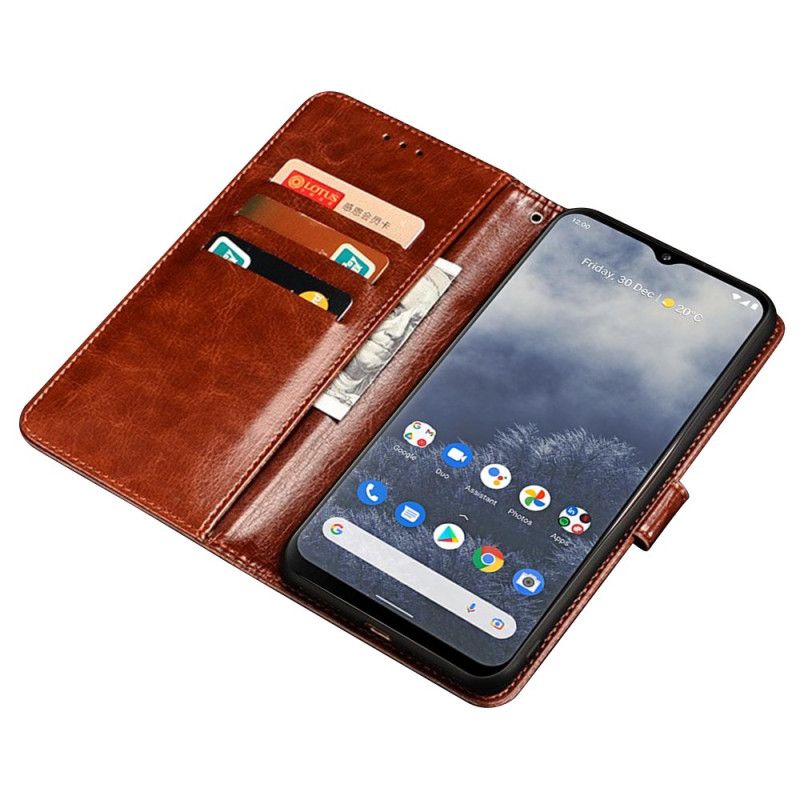 Etui Folio Asus Zenfone 10 Sztuczna Skóra W Stylu Retro Idewei