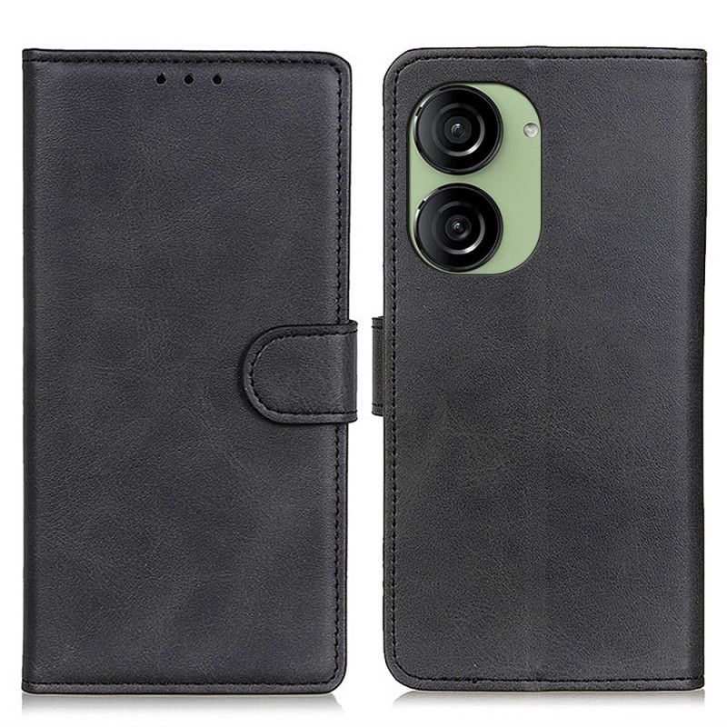Etui Folio Do Asus Zenfone 10 Matowa Skóra Syntetyczna