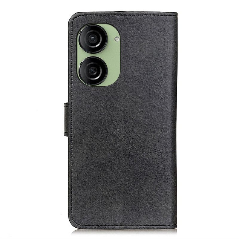 Etui Folio Do Asus Zenfone 10 Matowa Skóra Syntetyczna