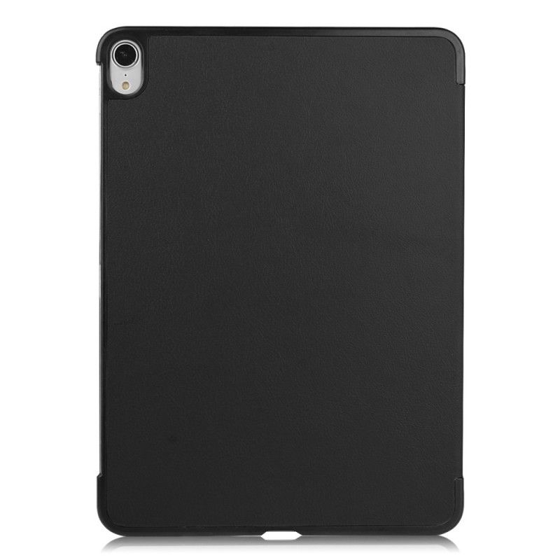 Elegancki Futerał iPad Air 10.9" (2020) Biały Czarny W Stylu Lychee Leather