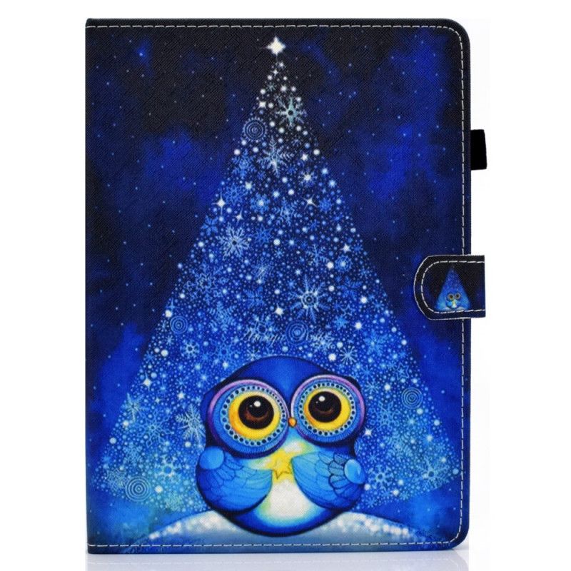 Etui Folio iPad Air 10.9" (2020) Niebieska Sowa Etui Ochronne