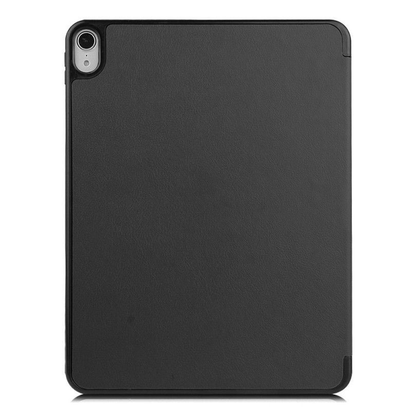 Etui Smart Case iPad Air 10.9" (2020) Szary Czarny Litchi Skórzany Uchwyt Na Rysik