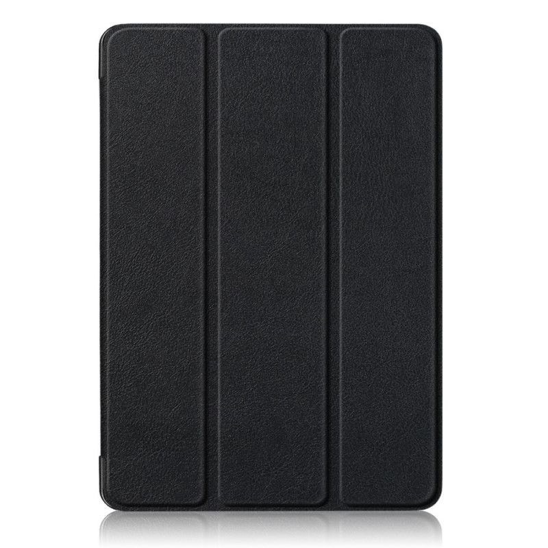 Inteligentne Etui iPad Air 10.9" (2020) Szary Czarny Imitacja Skóry Liczi