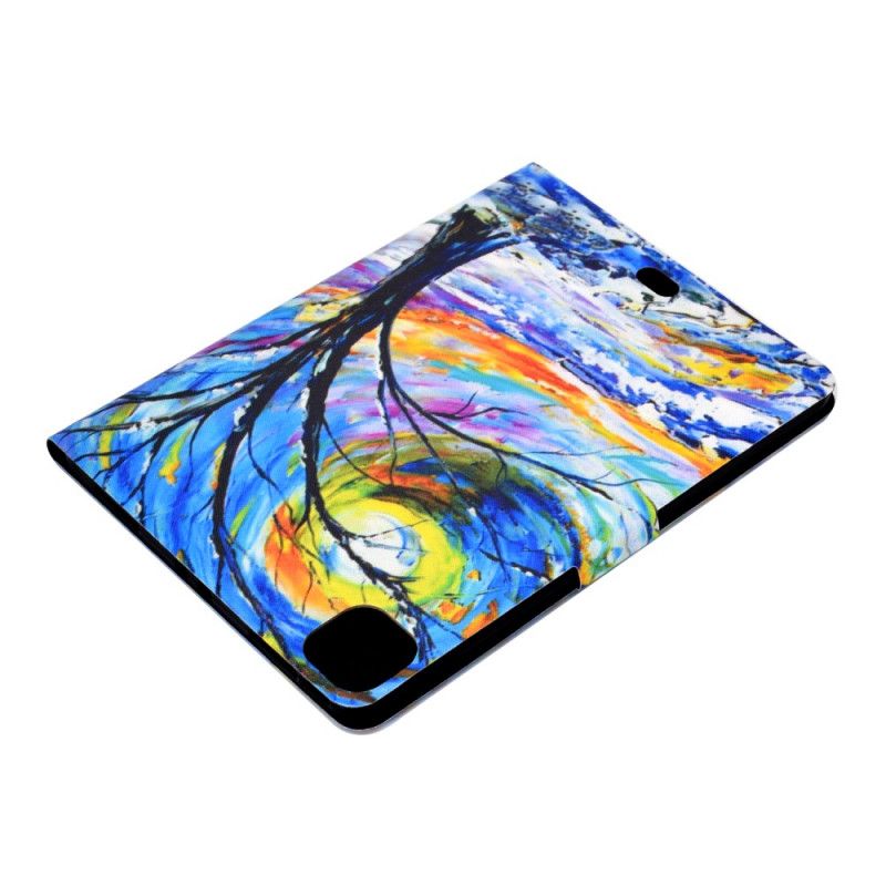 Skórzany Futerał iPad Air 10.9" (2020) Etui na Telefon Drzewo Sztuki