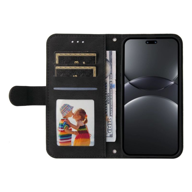 Etui Folio Do Huawei Nova 13 Pro Dekoracyjny Nit I Smycz