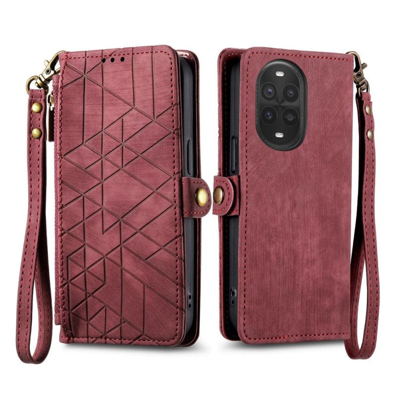 Etui Folio Huawei Nova 13 Pro Portfel Zapinany Na Zamek Etui Ochronne