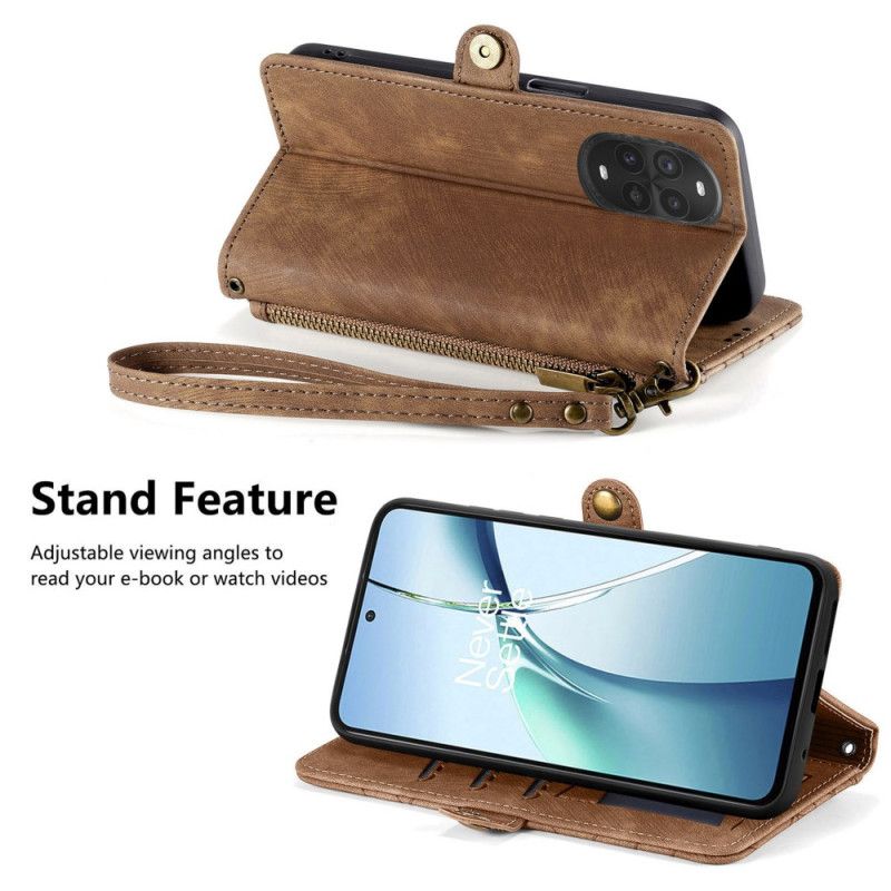 Etui Folio Huawei Nova 13 Pro Portfel Zapinany Na Zamek Etui Ochronne