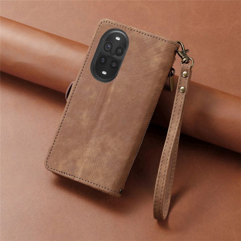 Etui Folio Huawei Nova 13 Pro Portfel Zapinany Na Zamek Etui Ochronne