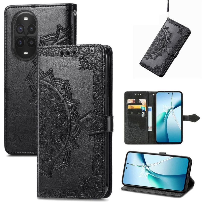 Skórzany Futerał Huawei Nova 13 Pro Etui Na Telefon Barokowa Mandala