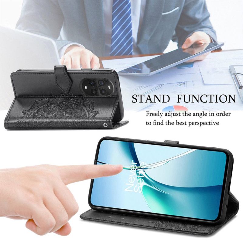 Skórzany Futerał Huawei Nova 13 Pro Etui Na Telefon Barokowa Mandala