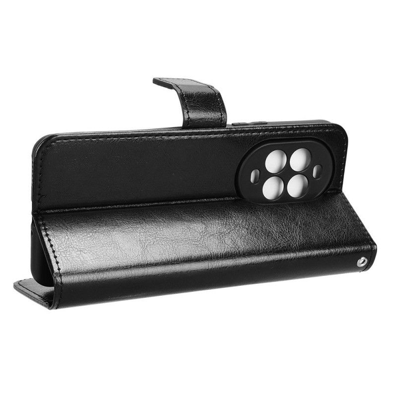 Skórzany Futerał Huawei Nova 13 Pro Etui Na Telefon Błyszcząca Sztuczna Skóra