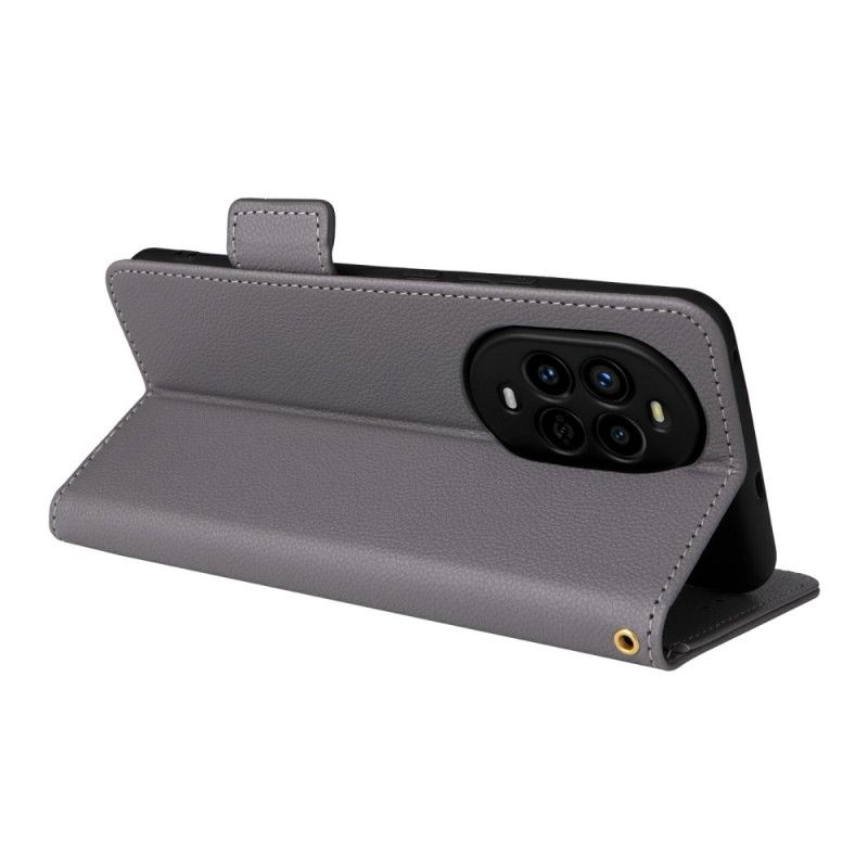 Skórzany Futerał Huawei Nova 13 Pro Etui Na Telefon Pasek Ze Sztucznej Skóry Z Liczi