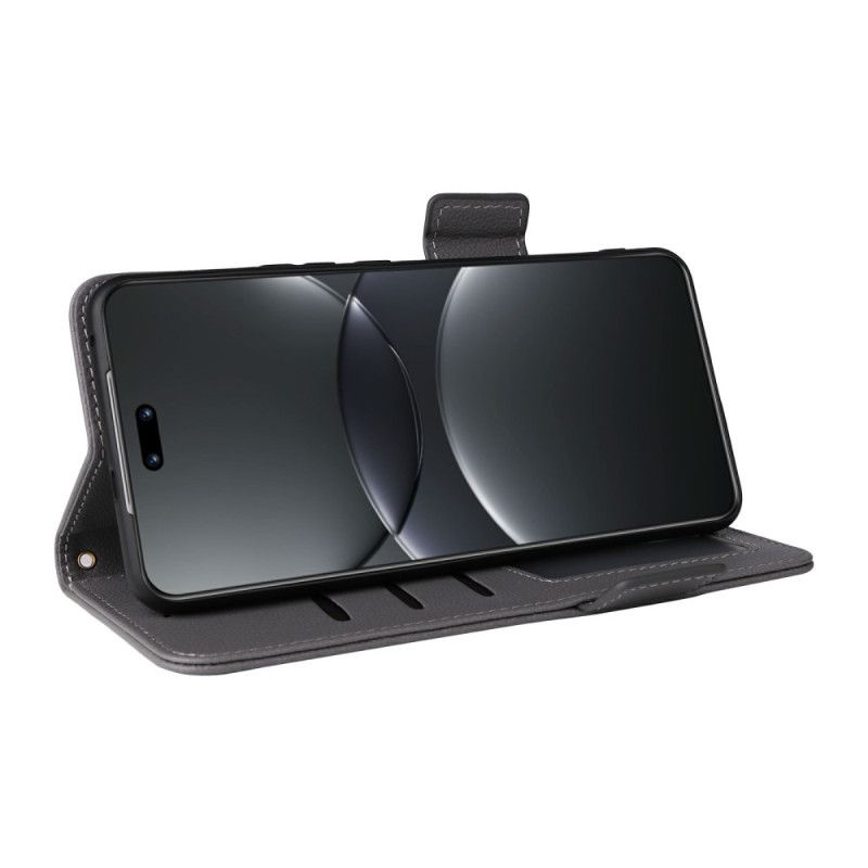 Skórzany Futerał Huawei Nova 13 Pro Etui Na Telefon Pasek Ze Sztucznej Skóry Z Liczi