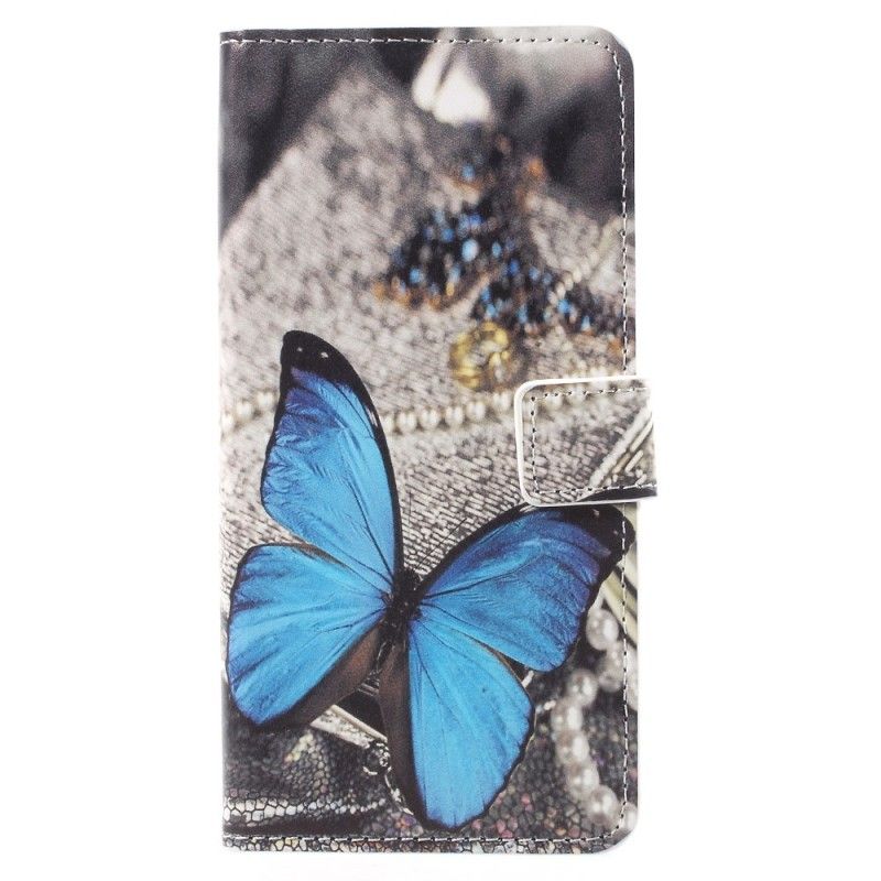 Etui Folio Huawei Mate 10 Pro Niebieski Motyl