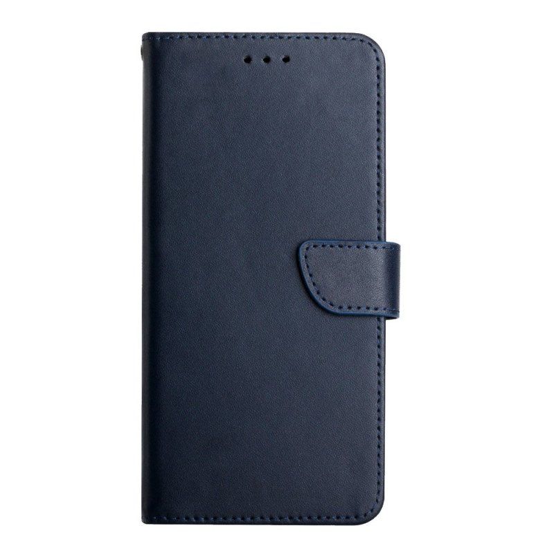 Etui Folio do Xiaomi Redmi Note 12 4G Prawdziwa Skóra Nappa