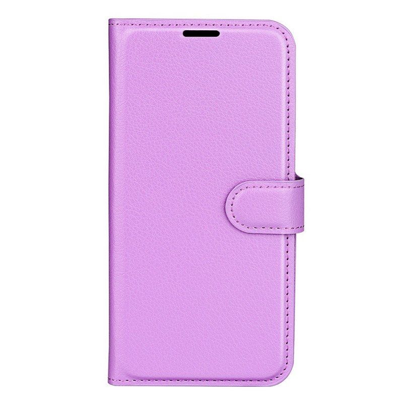 Etui Na Telefon Pokrowce do Realme 9i Klasyczne Zapięcie Magnetyczne Ze Sztucznej Skóry