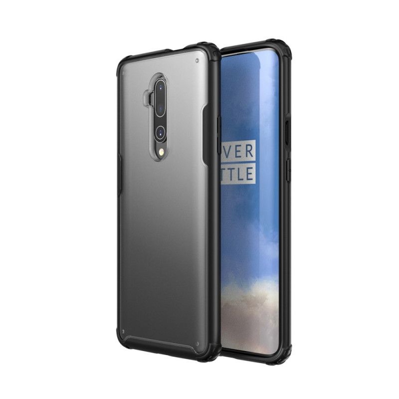 Etui OnePlus 7T Pro Czerwony Czarny Matowa Hybryda Etui Ochronne