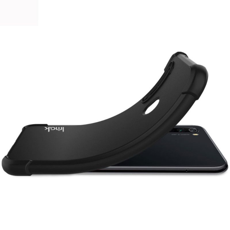 Etui OnePlus 7T Pro Szary Czarny Elastyczny Silikon Z Folią Ekranującą Imak Etui Ochronne