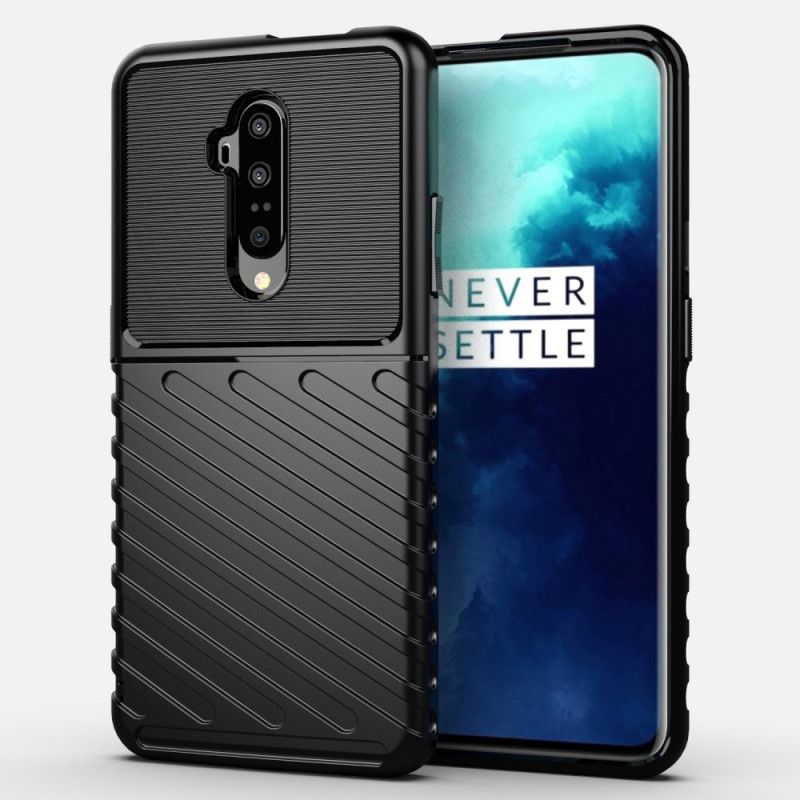 Futerały OnePlus 7T Pro Zielony Czarny Etui na Telefon Seria Grzmotów