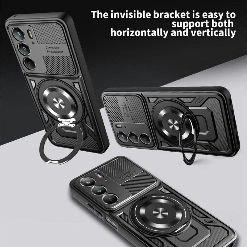 Etui Do Realme 14x 5g Magnetyczna Z Obrotową Podstawką