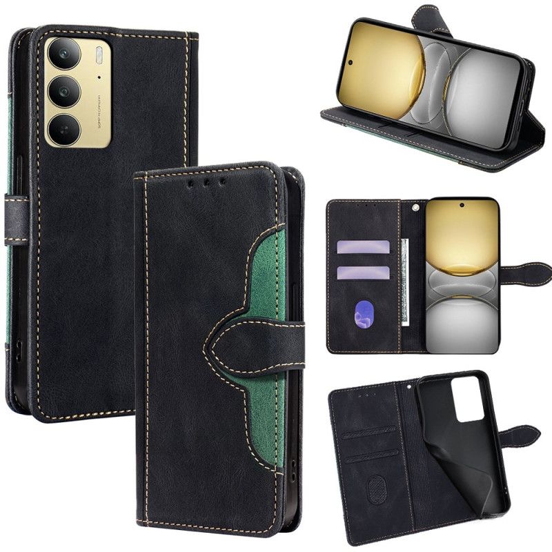 Etui Folio Do Realme 14x 5g Kwiatowy Wzór