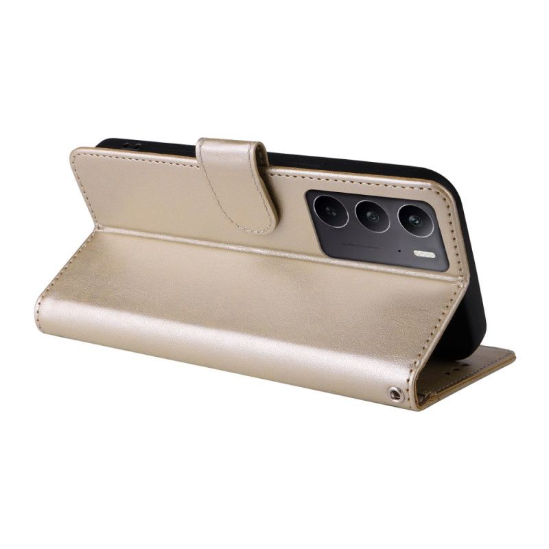 Etui Folio Do Realme 14x 5g Motyle I Kwiaty