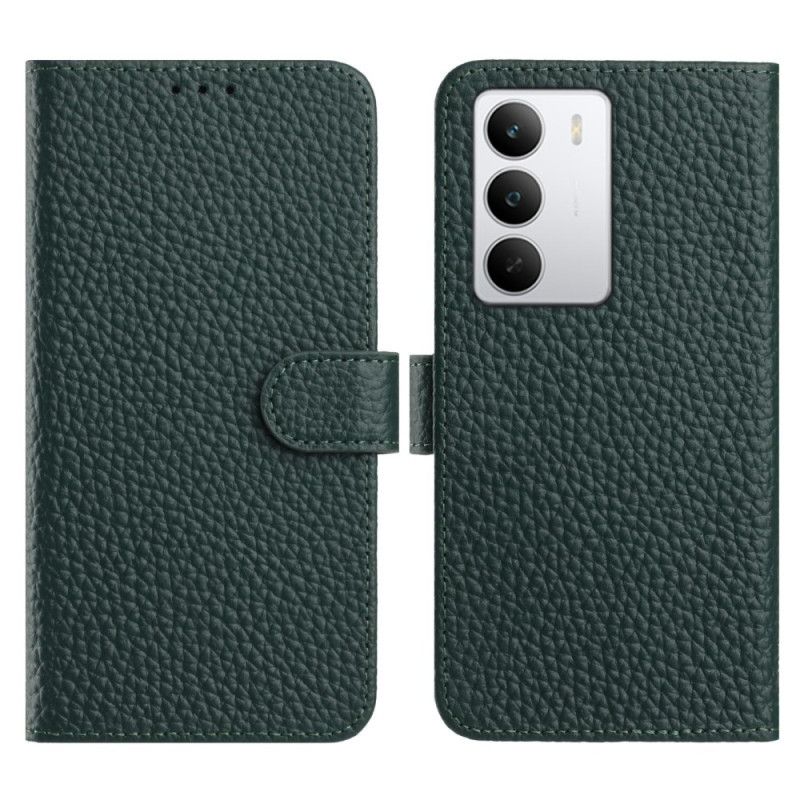 Etui Folio Do Realme 14x 5g Prawdziwa Skóra