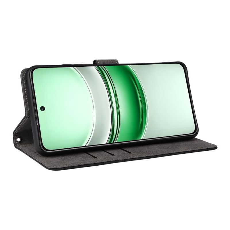 Etui Folio Realme 14x 5g Ochrona Rfid Ze Skóry Syntetycznej Skóra