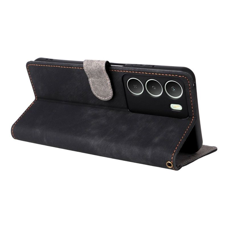 Etui Folio Realme 14x 5g Ochrona Rfid Ze Skóry Syntetycznej Skóra