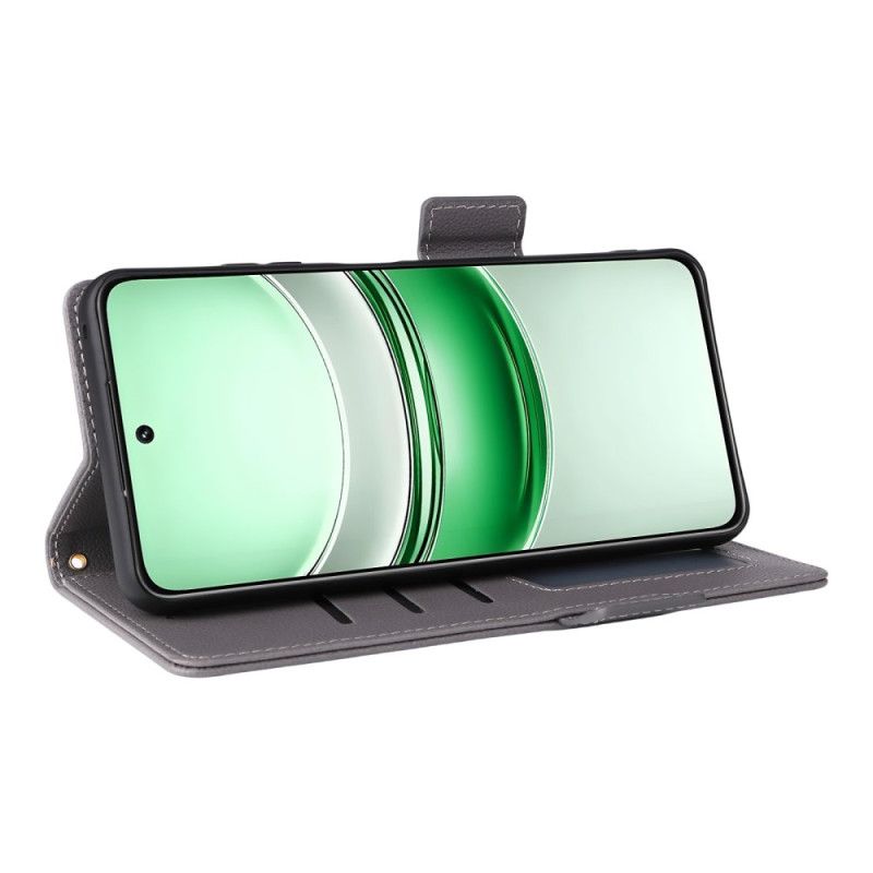 Etui Folio Realme 14x 5g Tekstura Liczi Ze Smyczką