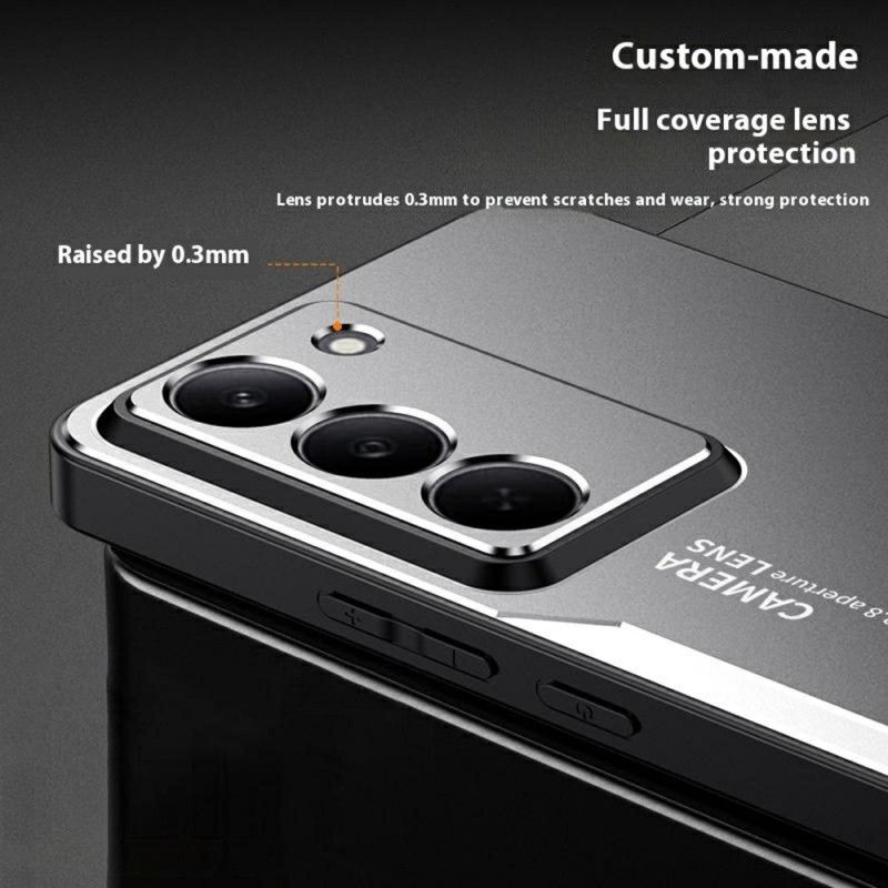 Etui Realme 14x 5g Efekt Metalu