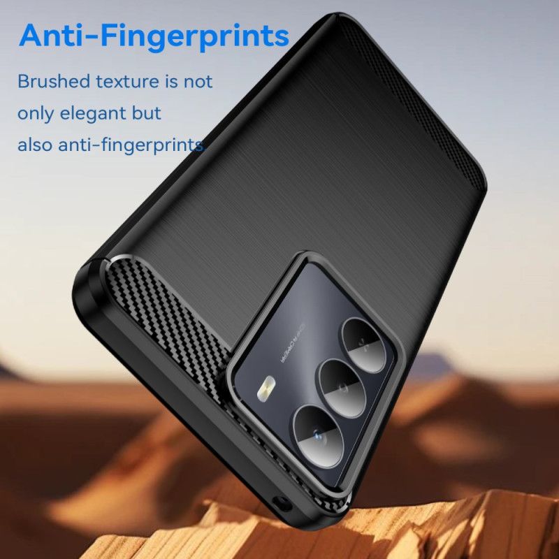 Etui Realme 14x 5g Szczotkowane Włókno Węglowe