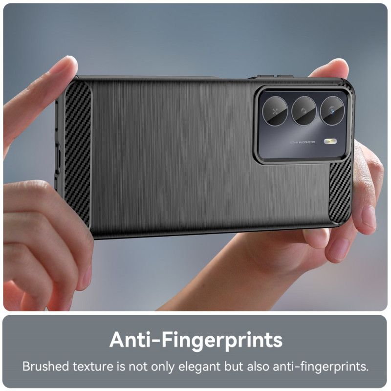 Etui Realme 14x 5g Szczotkowane Włókno Węglowe