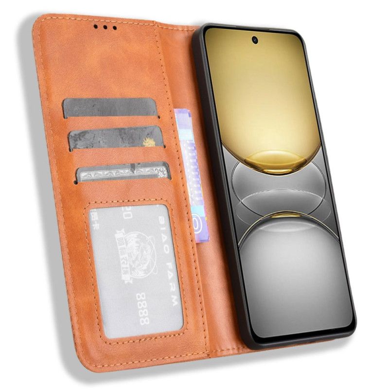 Flip Kotelot Realme 14x 5g Ramka W Stylu Vintage Etui Ochronne