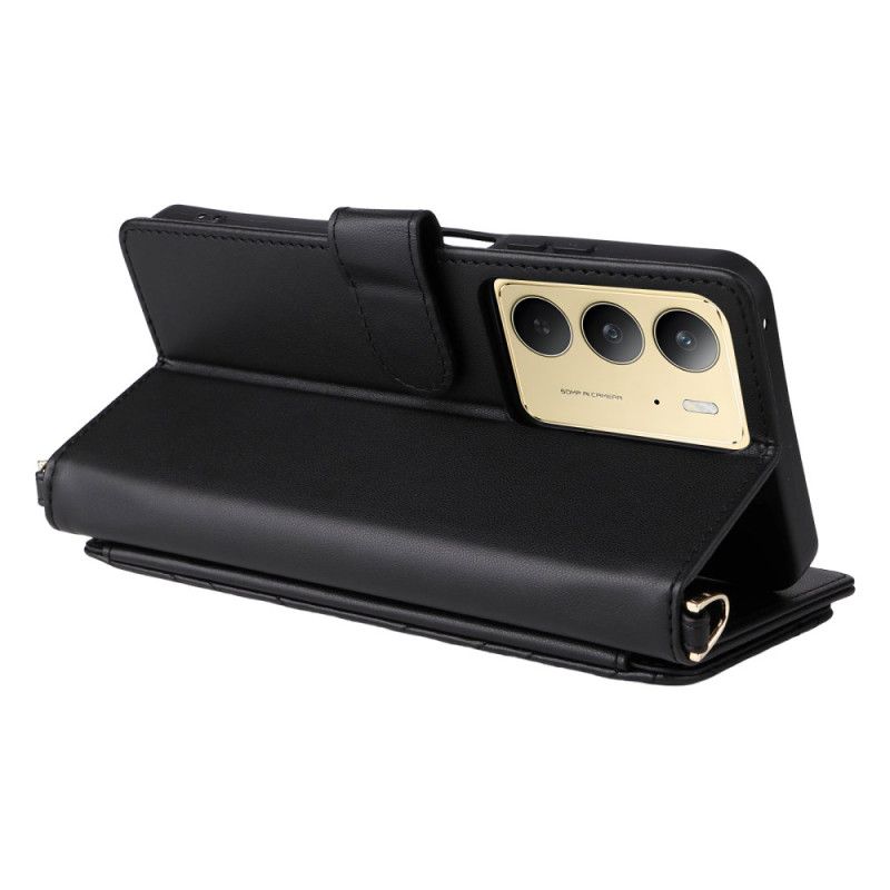 Pokrowce Realme 14x 5g Luksusowy Design Z Paskiem I Paskiem Na Ramię