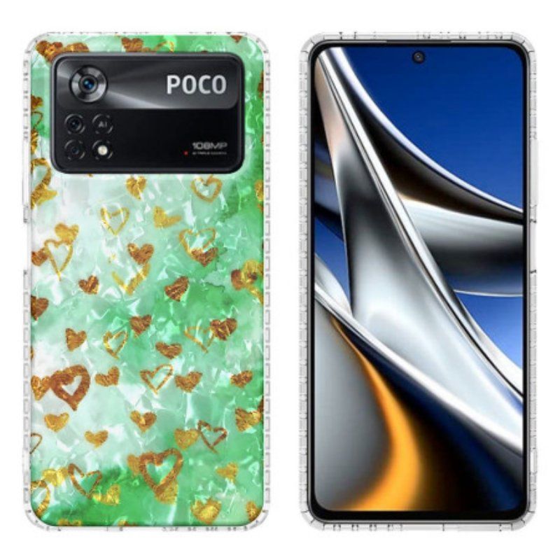 Etui do Poco X4 Pro 5G Stylowe Serca