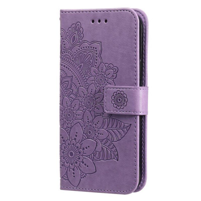 Etui Folio do Poco X4 Pro 5G z Łańcuch Paskowata Mandala