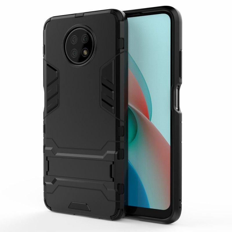 Etui Xiaomi Redmi Note 9 5G / Note 9T 5G Czerwony Czarny Ultra Odporny