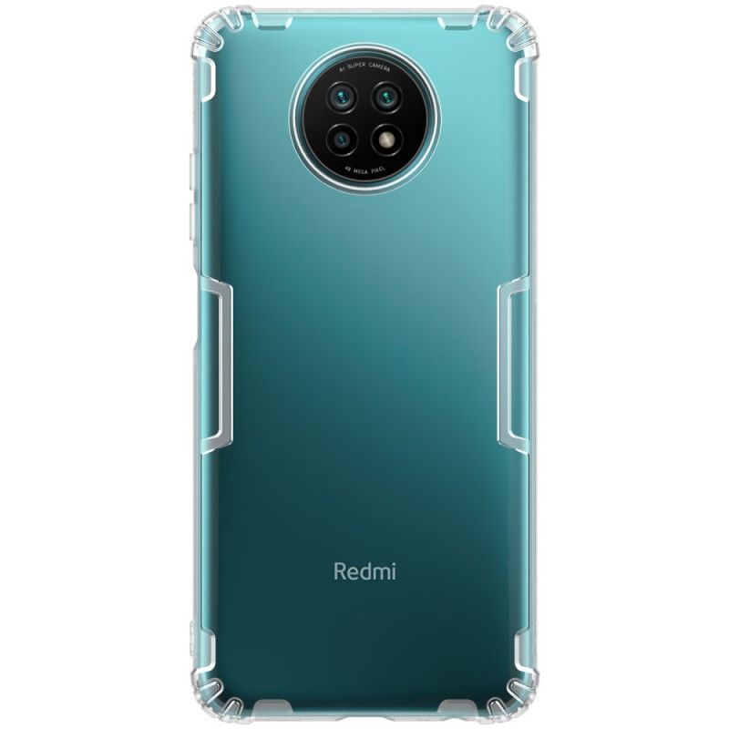 Etui Xiaomi Redmi Note 9 5G / Note 9T 5G Szary Biały Wzmocniony Przezroczysty Nillkin