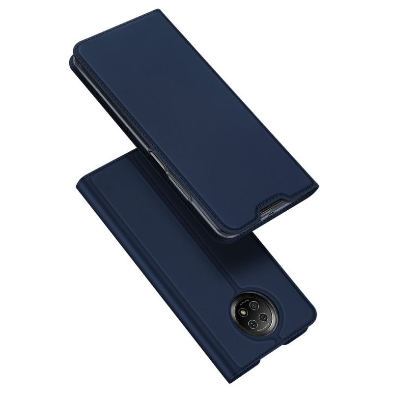 Flip Kotelot Xiaomi Redmi Note 9 5G / Note 9T 5G Granatowy Czarny Skóra Pro Dux Ducis