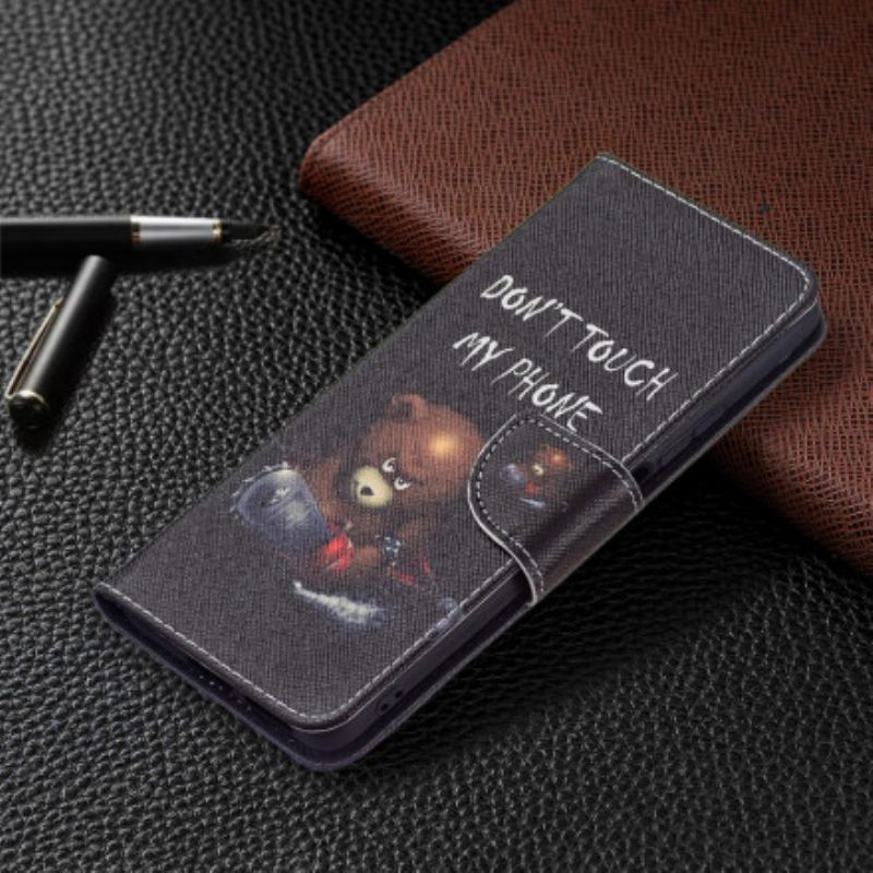 Etui Folio Xiaomi Mi 11t / 11t Pro Niebezpieczny Niedźwiedź