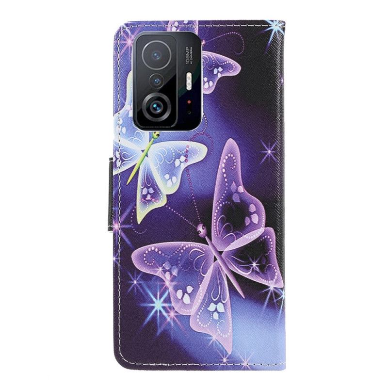 Etui Folio Xiaomi Mi 11t / 11t Pro Nowoczesne Motyle Etui Ochronne